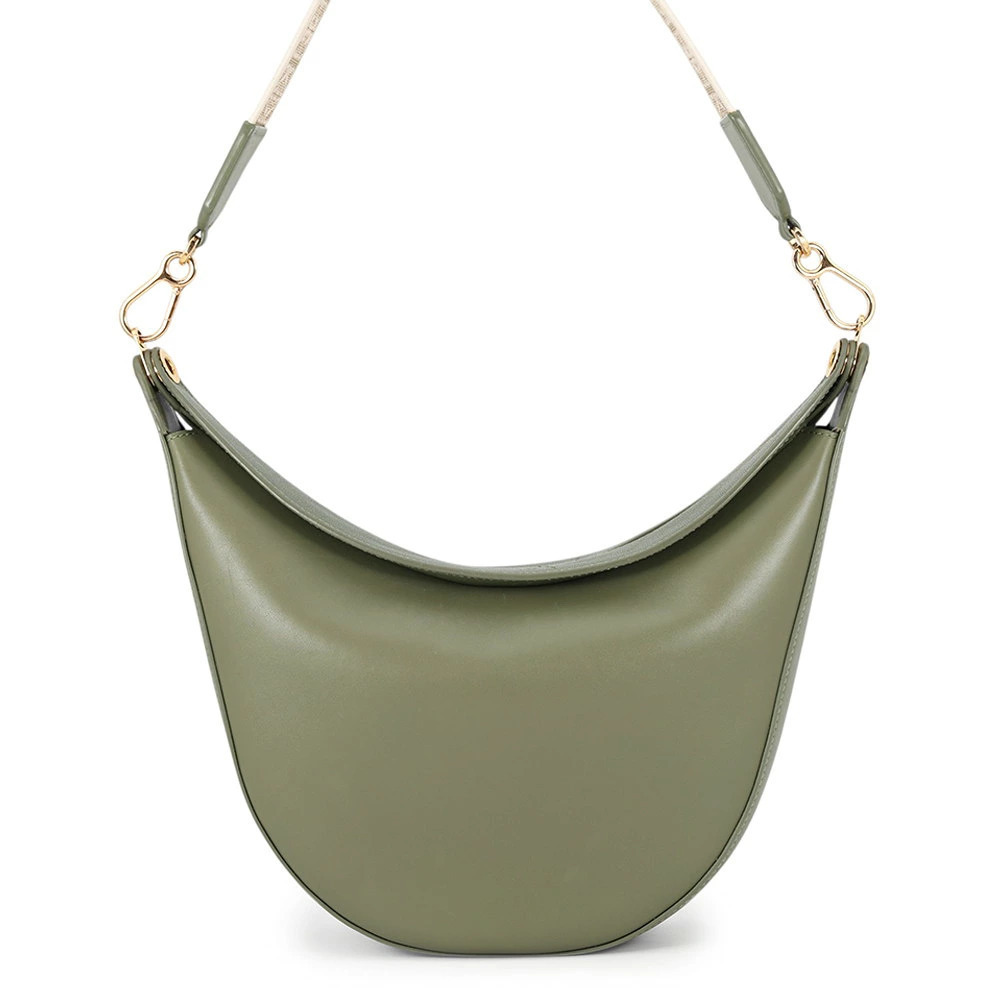Loewe Luna Bag Leather One Shoulder Bag Yellow